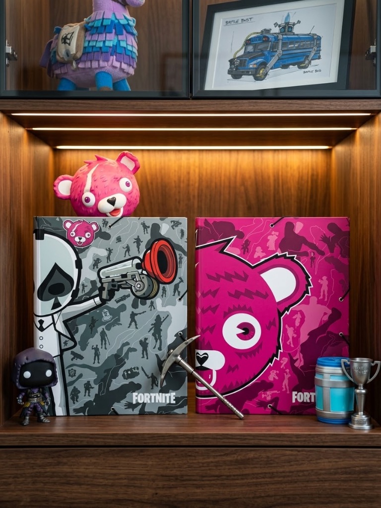 Carpetas y archivadores con licencias oficiales — Fortnite en El Recreo