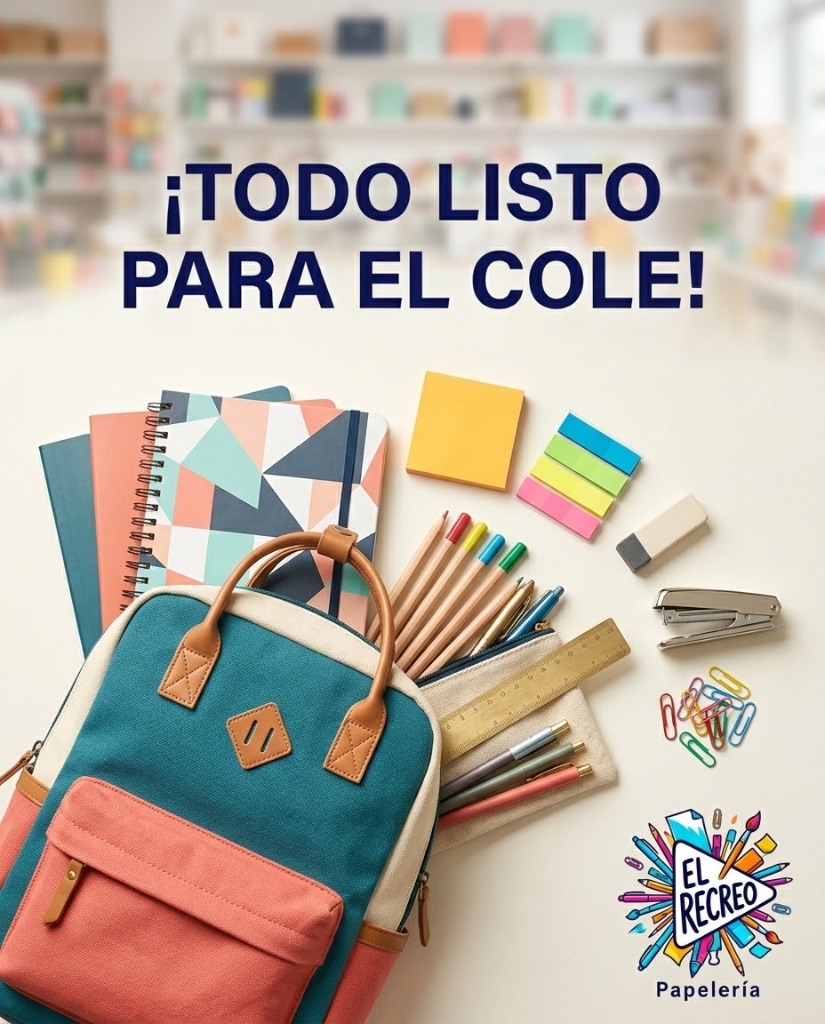Todo listo para el cole
